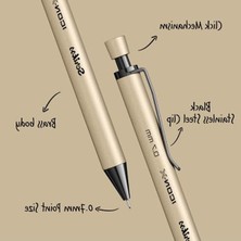 Aesco Scrikss Office Icon-X Metal Versatil 0.7 mm Bej