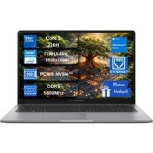 Asus Expertbook P1 P1503CVA Intel® Core™ 5 210H 32GB Ddr5 2tb SSD 15.6"fhd (1920 x 1080) 300NITS WIN11HOME Taşınabilir Bilgisayar HP1503CVAC516512G0DEX13