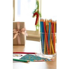 Aesco Faber Castell 36 Lı Kuru Boya Kalemi Karton Kutu 1 Paket 36 Renk Faber Kuruboya Tam Boy Renkli Kalem