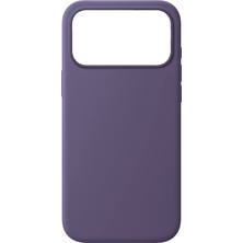 Miscase Iphone 17 Pro ile Uyumlu Animasyonlu Kablosuz Şarj Özellikli Içi Kadife Liqit Silikon Kılıf