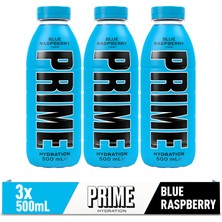 Prime Hydration Blue Raspberry 500 ml 3 Adet