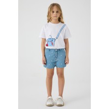 Tyess Bg Store Kız Çocuk Denim Şort