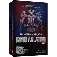 Parlayan Projeler Süleyman Arslantürk 2026 Misyon Koruma Sınavı Hazırlık Konu Anlatım Seti 2 Cilt Takım