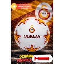 Orjinal Galatasaray Lisanslı Futbol Topu Pompa Hediyeli