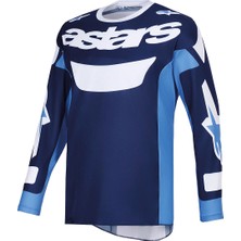 Alpinestars Racer Riway Off-Road Motosiklet Jerseyi Beyaz  Siyah