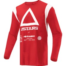 Alpinestars Techdura Off-Road  Enduro Motosiklet Jerseyi Kırmızı