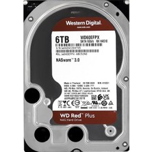 Wd Red Plus Nas 6tb 3.5'' 5400RPM Sata (WD60EFPX)