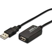 Digitus USB Uzatma Kablosu Siyah (5m)