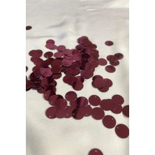 12 mm Fuşya Yandan Delikli Pul Payet 25 Gram (Tülbent, Oya, Havlu Malzemesi)