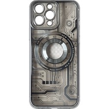 Akbix Accessory iPhone 13 Pro Uyumlu Gümüş Renkli Silikon Kılıf
