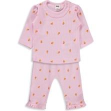 Civil Baby Dondurma Empirme 6-18 Ay Pijama Takımı - Pembe