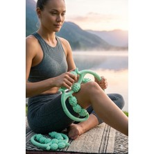 Linalp Selülit Masaj Aleti 9 Tekerlekli Sıkılaştırıcı Kas Gevşetici Vücut Masaj Ev Tipi 96007412MSJ Pilates Ekipmanı
