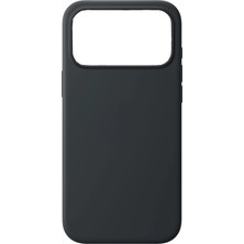 Miscase Iphone 17 Pro Max ile Uyumlu Animasyonlu Kablosuz Şarj Özellikli Içi Kadife Liqit Silikon Kılıf