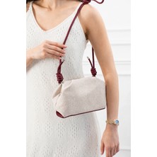 Valu Accessorize Kadın Keten Düğüm Detaylı Günlük Çapraz Omuz Askısı Milas