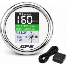 Gümrük Bey Kaolalı 85MM Su Geçirmez Dijital Gps Hız Göstergesi Tekne Araba Motosiklet