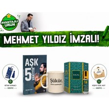 MYBEDESTEN Aşk 5 Vakittir Imzalı Kitap Şükür Kupa Bardak Dalal Esans Manevi Okuma Hediye Seti