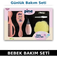 Pine Natura Bebek Banyo Seti - Pembe