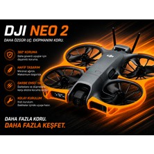 Print Zone Djı Neo 2 Uyumlu 360° Tam Koruma Zırhı - Darbe Emici Pervane ve Gövde Koruyucu (Bumper)