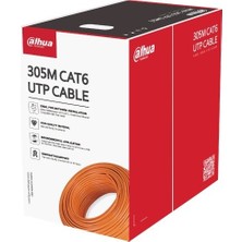 Dahua Cat6 Beyaz Utp Saf Bakır (305M) -Turuncu