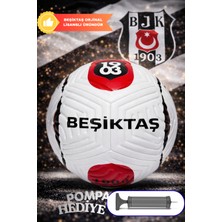 Orjinal Beşiktaş Lisanslı Futbol Topu Pompa Hediyeli
