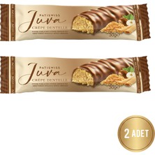 Patiswiss Fındık Parçacıklı Fındık Kreması Ile Krep Kırığı Dolgulu Sütlü Çikolata, 30G x 2 Adet