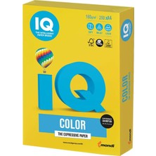 Iq Renk.kağ. A-4/160GR/250 Li Koyu Sarı