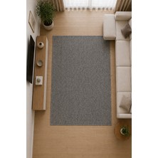 Tch Home Living Lys Bukle Antrasit Modern Yumuşak Jüt Taban Dokuma Halı Salon Mutfak Oturma Odası Koridor Yolluk Çocuk Odası Halısı 04300