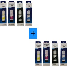 Chargink 2 Takım Epson 101/103 Muadil Mürekkep Takımı 70 ml Epson Ecotank L Serisi Uyumlu