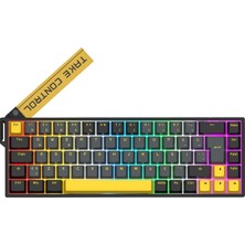 Rampage Kaisel Manyetik Switch 2.4g+Bt+Wireless+Kablolu Rgb Mekanik Klavye 8000 Hz Hot Swap Gasket Rapid Trigger 128K Oyuncu Klavyesi
