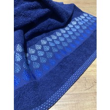 Savessa Dorry El/yüz Havlusu %100 Pamuk 50X100 cm 2’li Ekstra Yumuşak Dokulu Hızlı Kuruma Lacivert