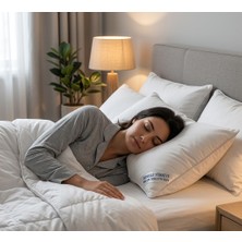 Vivesta Home 800 gr Silikon Yastık 50x70 Yumuşak Dolgun Antialerjik Yıkanabilir Nefes Alabilen Uyku Yastığı