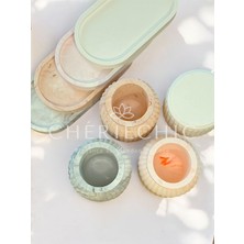 CHERIECHIC Home Büyük Bohem Vazo | Dekor Obje | Mermer (Soft Kahve)