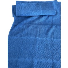 Savessa Otantik El Yüz 4'lü Havlu Seti Lila-Antrasit-Mavi-Yeşil, %100 Pamuk Ekstra Yumuşak Dokulu 50X100 cm