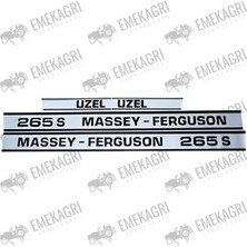 Massey Ferguson Yan Yazı Takımı Mat 265S