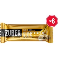 Züber Muzlu Hi Protein Bar 45G x 6 Adet (15G Protein)