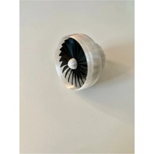 Marsis Design Jet Motoru Şeklinde Hava Difüzörü | Koku Hazneli | Araç Içi Aksesuar | Araba Kliması Için Kişiselleştirilebilir Difüzör