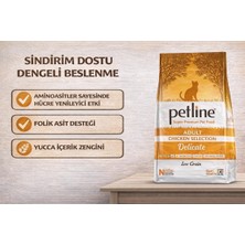 Petline P. S. P. Yetişkin Kedi Maması Tavuklu 10 kg Delicate