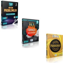 Paraf Yayınları  8. Sınıf Iq Türkçe+Gün Gün Problem+Sözel Mantık Son Basım 2024