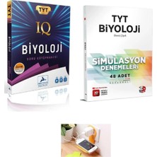 Paraf Yayınları Tyt Iq Biyoloji Soru Kütüphanesi + 3D Yayın Tyt Biyoloji Simülasyon Denemeleri 2025(PRİZ Tutuculu)