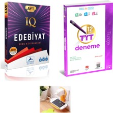 Paraf Yayınları Ayt Iq Edebiyat Soru Kütüphanesi + Üç Dört Beş  Tyt 12’li Türkçe Deneme Set 2025(PRİZ Tutuculu)