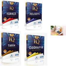 Paraf Yayınları Tyt Iq Türkçe Tarih Coğrafya Felsefe Set  2025 Güncel Basım(Priz Tutucu Hediye)