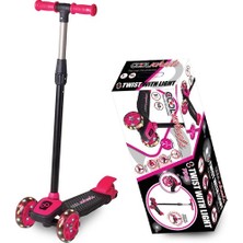 Cool Wheels Işıklı Pembe Scooter 3 Tekerlekli Çocuklar İçin Güvenli ve Eğlenceli Kullanım
