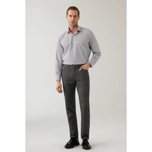 Ysf Erkek Gri Regular Fit Üst Cep Spor Kanvas Pantolon