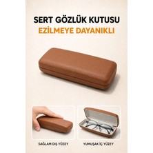 Revival Frames Kare Gözlük Kabı Optik Çerçeve Için (Sert) Silme Bezi Hediyeli (Gözlük Dahil Değildir)