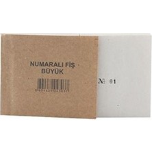 Dilman Numaralı Fiş Büyük - 4 Adet