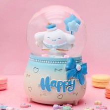 Nesever Store Cinnamoroll Büyük Boy Kar Küresi Işıklı, Müzikli, Püskürtmeli Küre