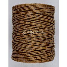 Şirin Yün Sarılmış Kağıt Ip 200 Gram 240 Metre Koyu Bej 42