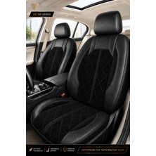 Trobus Vw Golf 2003+ Uyumlu Altar Serisi Tay Tüyü Siyah Premium Koltuk Kılıfı
