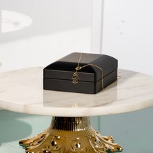 Gold Marley Aura Hamsa 14 Ayar Altın Kolye