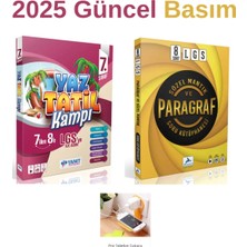 Paraf Yayınları Yanıt 7.sınıf Yaz Tatil Kamp Kitabı + Paraf 8.sınıf Sözel Mantık Paragraf Set Priz Tutuculu